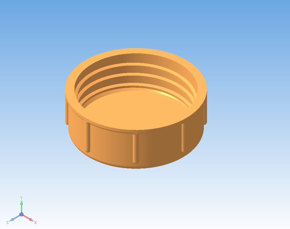 3D модель Крышка канистры