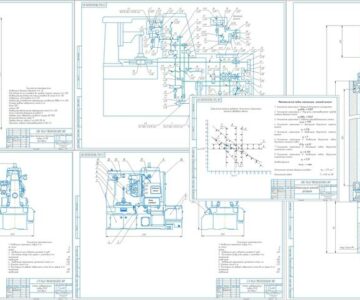 Чертеж Курсовая работа "Настройка зубофрезерного и вертикально – сверлильного станка"