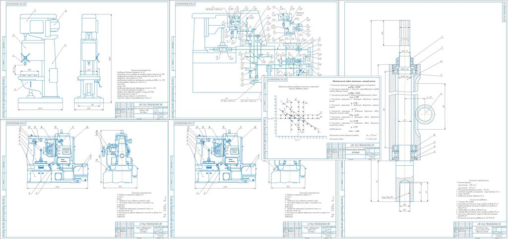 Чертеж Курсовая работа "Настройка зубофрезерного и вертикально – сверлильного станка"