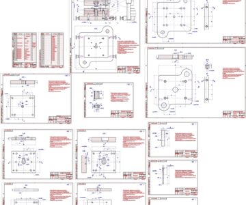 Чертеж Проектирования штампа для холодной штамповки