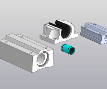 3D модель Линейные подшипники для сборки станков