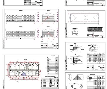 Чертеж ЭП,АР КМ КЖ Административно - бытовой корпус 12,9 х 30,0 м из металлоконструкции