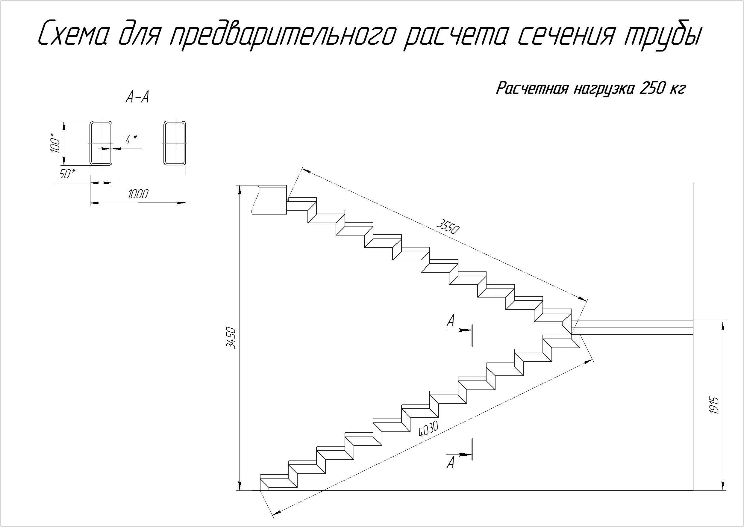 Калькулятор лестниц из металла с чертежами Лестница - каркас под деревянную ступень - Чертежи, 3D Модели, Проекты, Лестницы