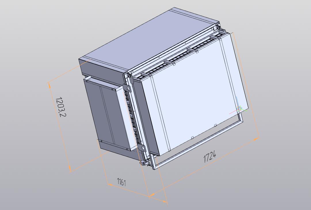 3D модель Печь сундуковая