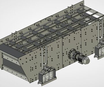 3D модель Грохот инерционный средний ГИС-53