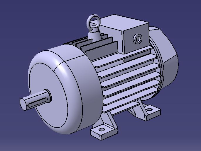 3D модель Электродвигатель MTF-311