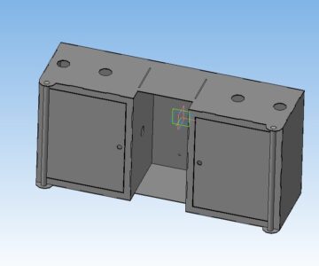 3D модель Щит распределительный навесной "LED" - "UNIVERSAL" (724*350*200)