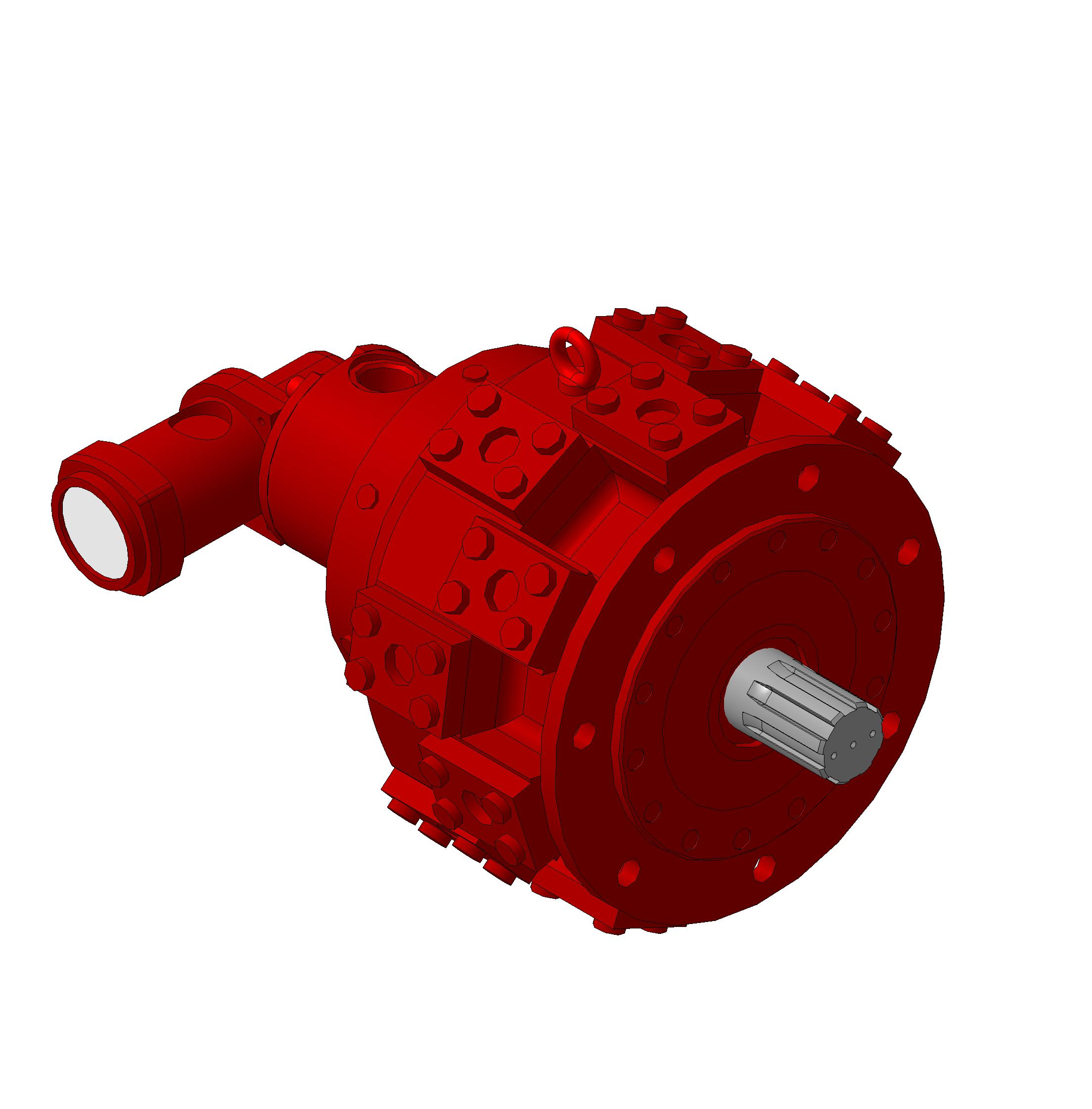3D модель Гидромотор МРФ-400