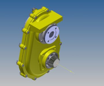 3D модель Редуктор привода лебёдки  00-000.06.13.13.00