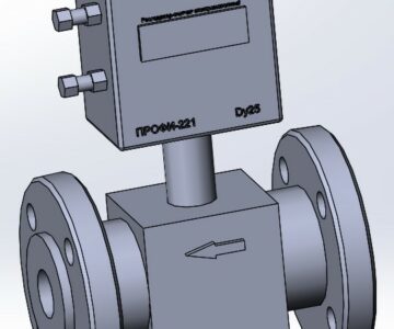 3D модель Счетчик-расходомер ПРОФИ-221МО Dy25