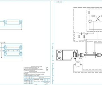 Чертеж Разработать стенд для диагностирования тягово-экономических показателей автомобиля