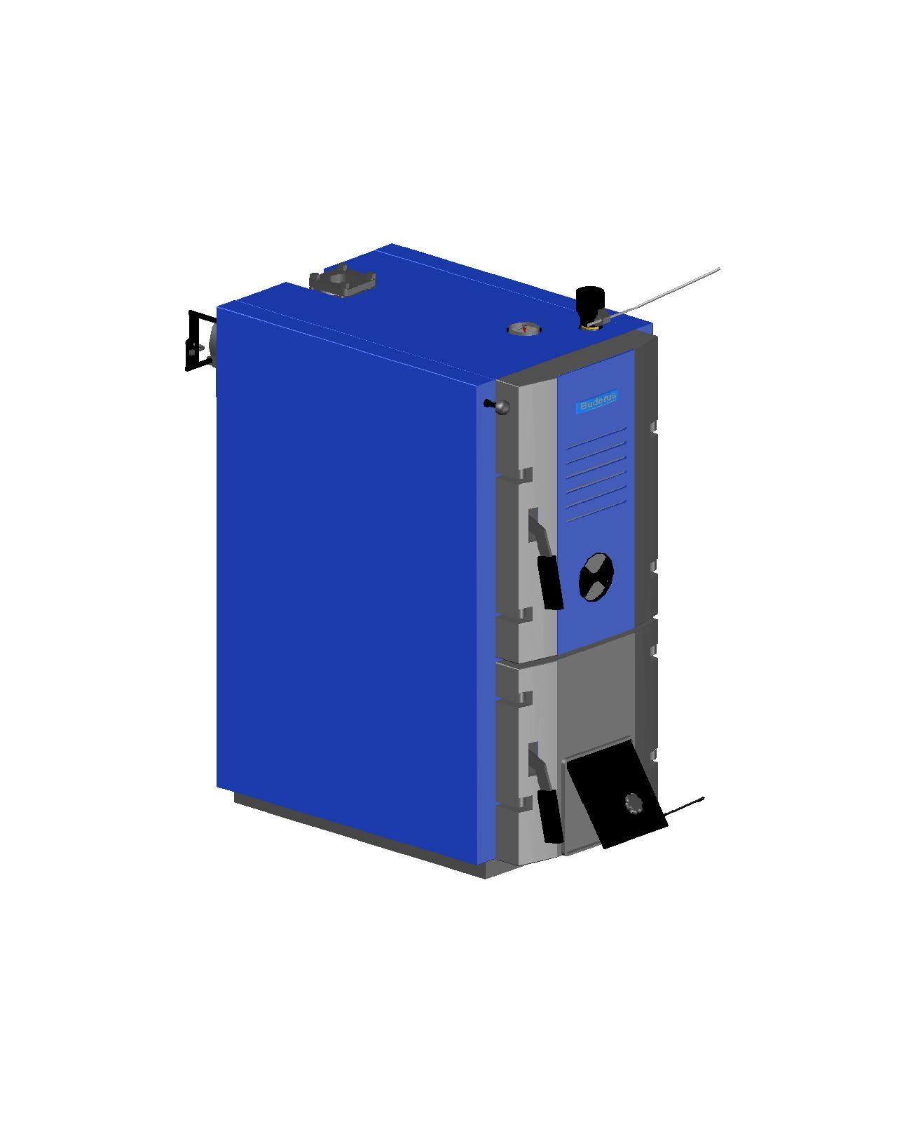 3D модель Котел твердотопливный Buderus G221-40