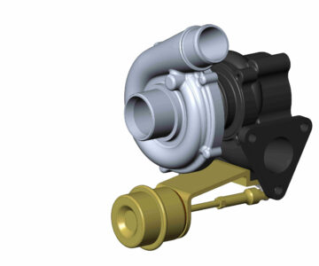 3D модель Турбокомпрессор ТКР 50-07-10 3D-модель SolidWorks