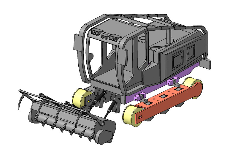 3D модель Мульчер ТМ-250