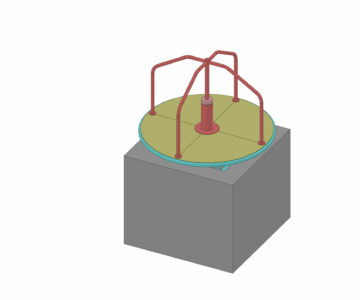 3D модель Качеля-крутилка