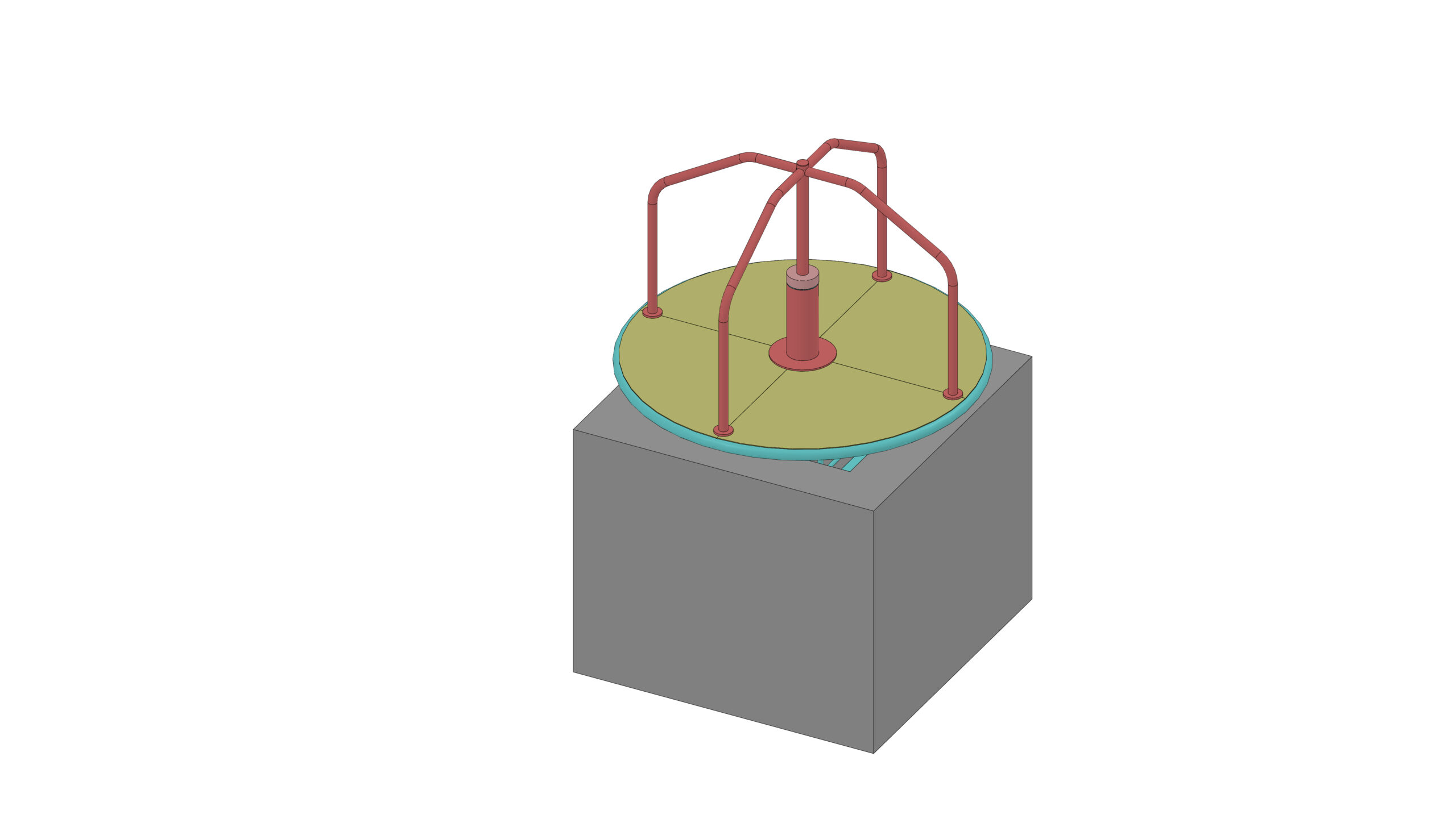 3D модель Качеля-крутилка