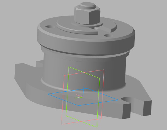 3D модель Кондуктор для сверления по инженерной графике