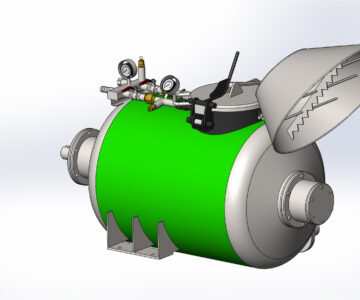 3D модель Ёмкость для пневмонагнетателя СО-241