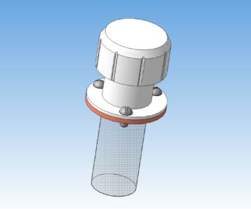 3D модель Заливная горловина TR-1 с сапуном