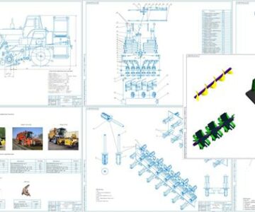 3D модель Разработка комплексного свеклоуборочного агрегата