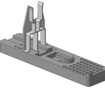 3D модель Подставка пистолетная МЕТКОН