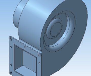 3D модель Вентилятор Ebmpapst G3G180-BD43-74