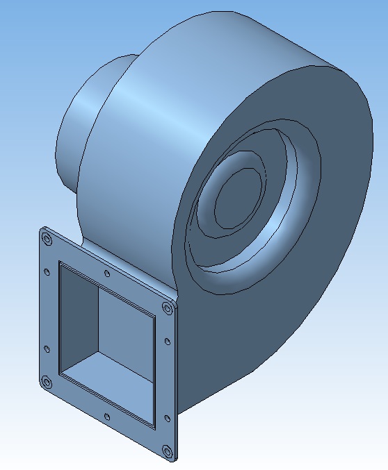 3D модель Вентилятор Ebmpapst G3G180-BD43-74