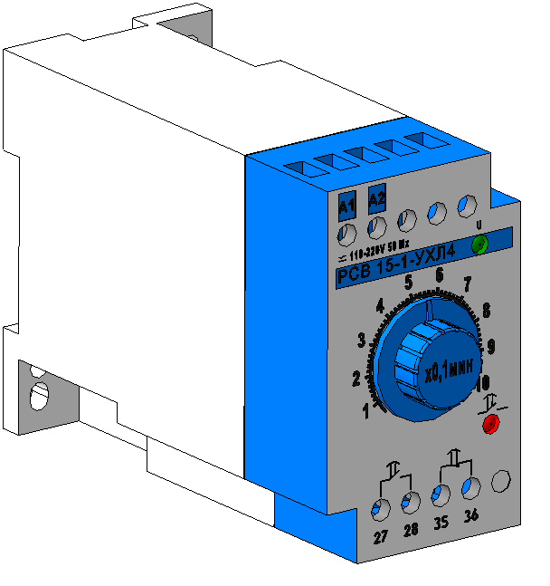 3D модель Реле РСВ 15-1