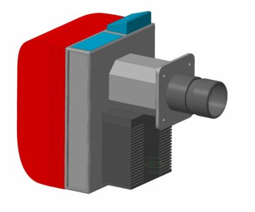 3D модель Горелка газовая CIB UNIGAS NG 350