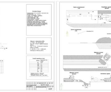 Чертеж Технологическая карта землянах работ