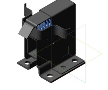 3D модель Защелка для фиксации столешницы