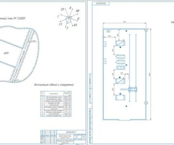 Чертеж Проектирование термического участка авторемонтного предприятия с годовой производственной программой КамАЗ-53329 3000 ед. и КАвЗ-4270-02 2500 ед.