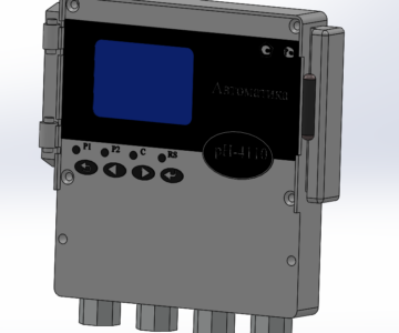 3D модель Удаленный первичный преобразователь pH-4110