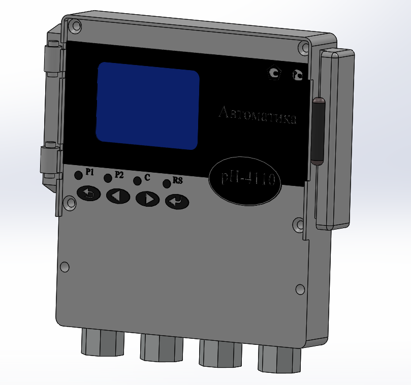 3D модель Удаленный первичный преобразователь pH-4110