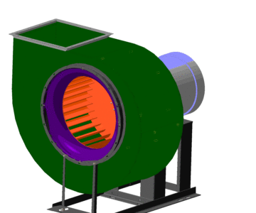 3D модель Вентилятор ВЦ 14-46 №8