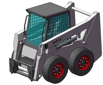 3D модель Минипогрузчик Bobcat