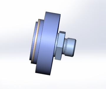 3D модель Переходник с М18х1,5 на бур 32Т1-48Н (3D модель)