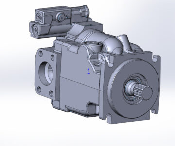 3D модель Гидронасос Danfoss