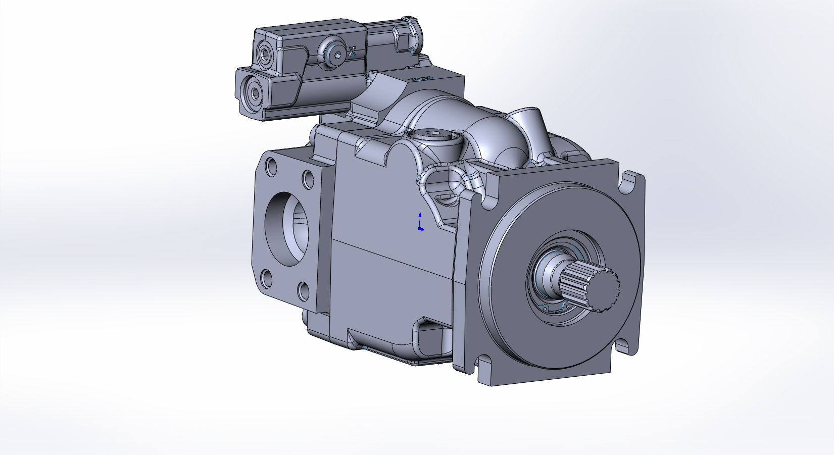 3D модель Гидронасос Danfoss