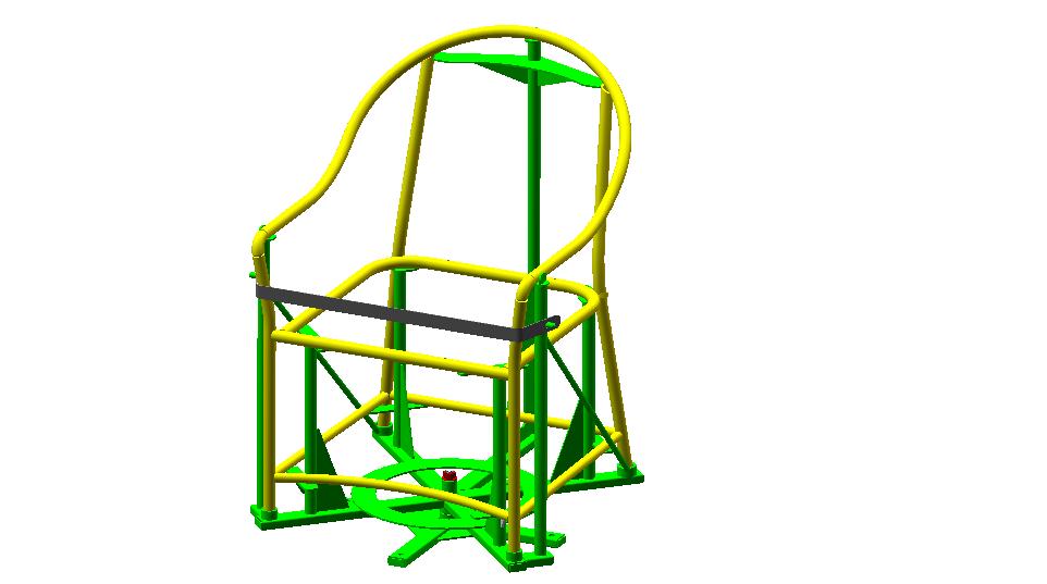 3D модель Стапель для сборки и сварки каркаса кресла