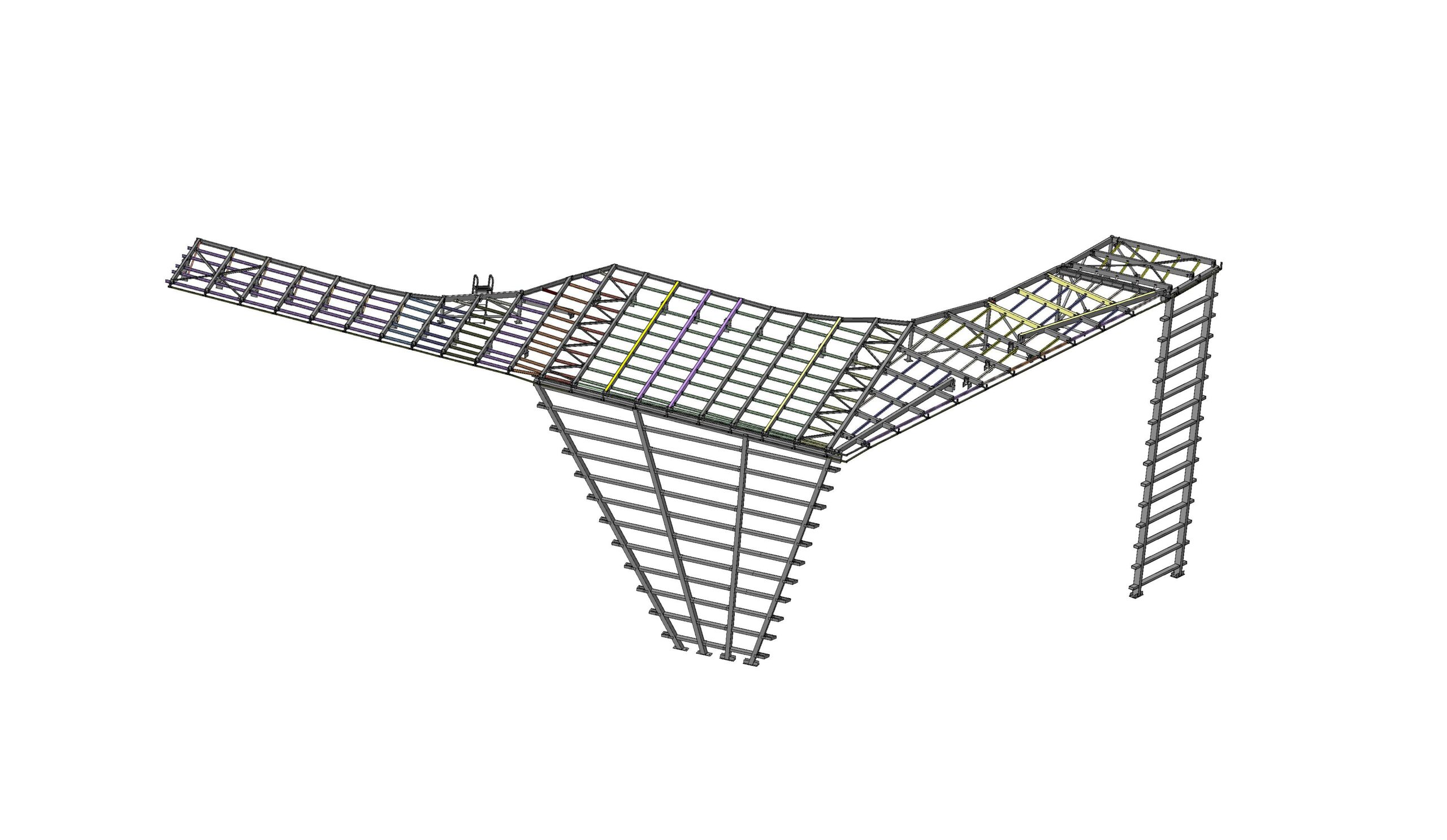 3D модель Козырек (навес) в г. Минске