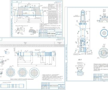 Чертеж Проектирование конструкций металлорежущих инструментов - долбяк чашечный, протяжка круглая  и развертка