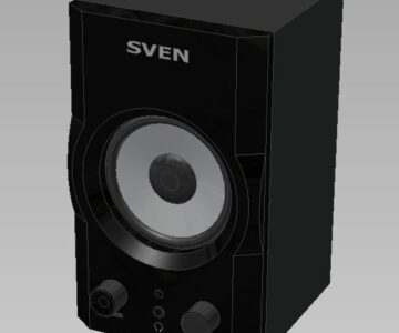 3D модель Колонка SVEN SPS-605 (black) сетевая