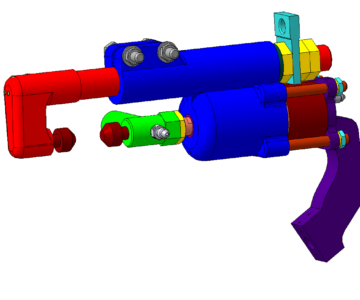 3D модель Клещи пневматические КС-2