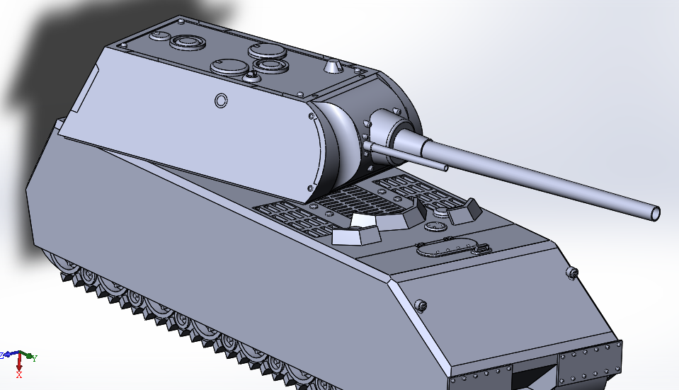 228 Бумажное моделирование Танк Т-62 1/25