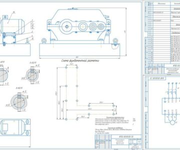Чертеж «Расчет, проектирование и моделирование автоматизированного электропривода»