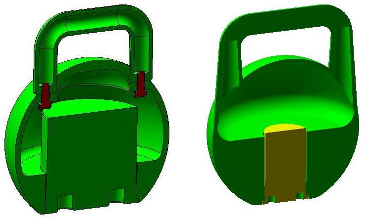 3D модель Гиря неваляшка 24кг