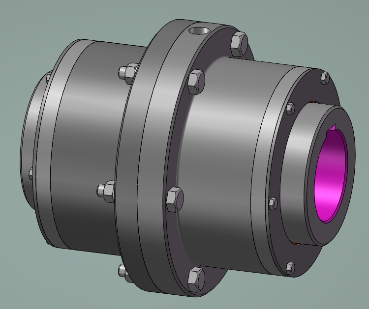 3D модель Муфта зубчатая МЗ-6