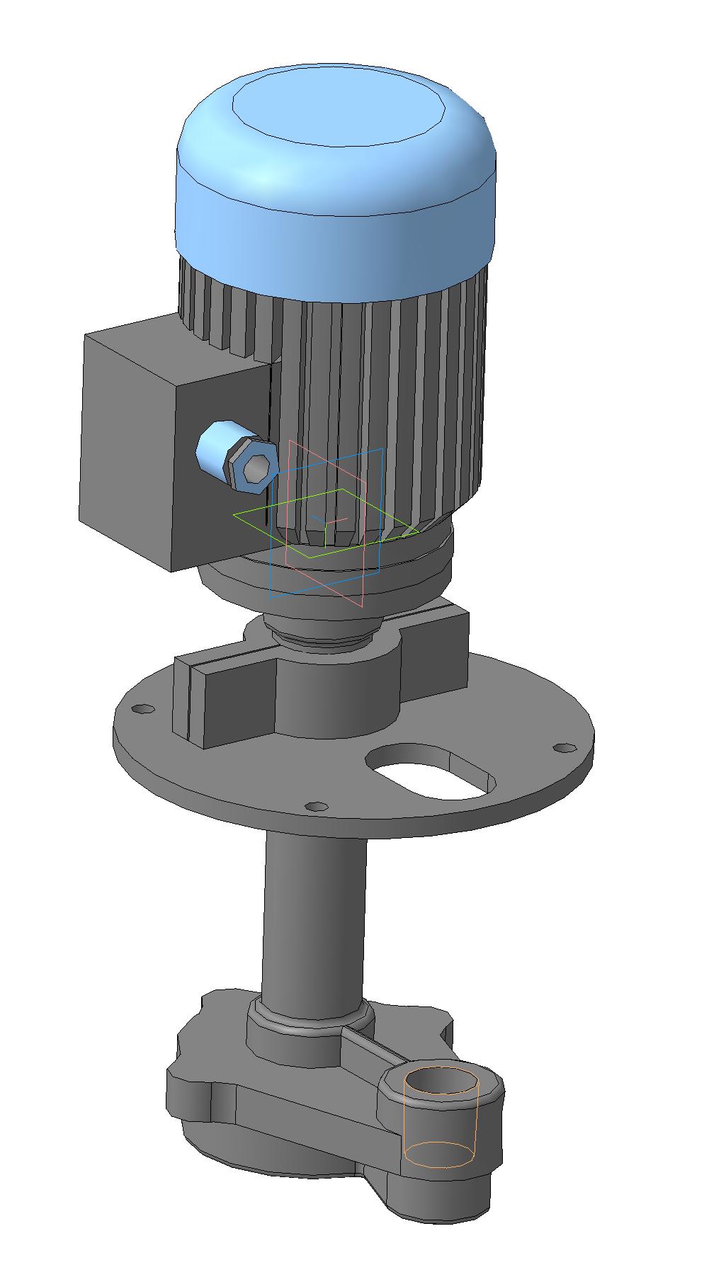 3D модель Помпа П-25М