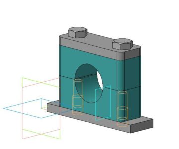 3D модель Зажимы (крепления) для труб 3Т С